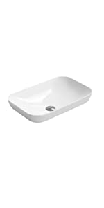 Modern,Bathroom,Countertop,Vessel,Basin,Sink,White,Ceramics,Vanity,Unit,Contemporary