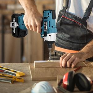 Ergonomic handle & LED light