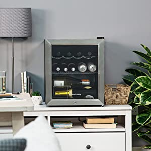 Russell Hobbs RHGWC3SS-C-LCK 12 Bottle Lockable Wine Cooler