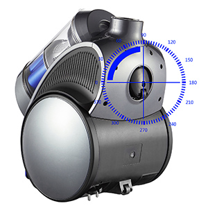 Eureka Swan Cylinder vacuum flexible and easy steering design