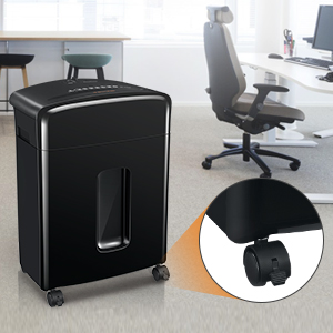 paper shredder with wheel