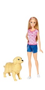 Barbie Newborn Pups Doll & Pets
