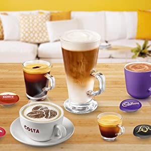 Range of drinks