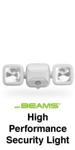 dual head spotlight, dual head motion sensor led, outdoor floodlight, wireless spotlight