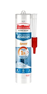 unibond bathroom seal speed sealant dries in one hour