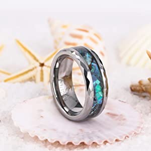 VAKKI Abalone Shell Ring