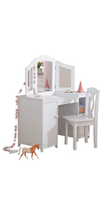 KidKraft Vanity, Childrens Dressing Table, Dressing Table, Kids Vanity, Childrens Vanity