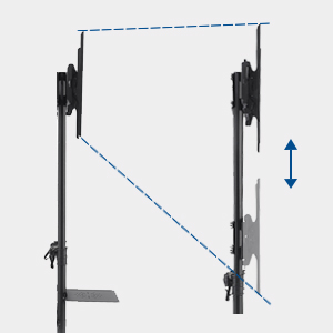 height adjustable tv stand