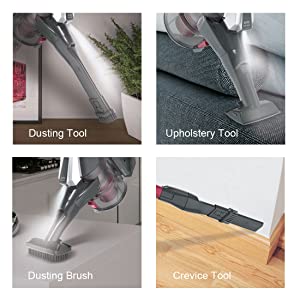 h-free 300 home cordless stick vacuum cleaner tools included