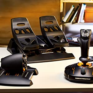 thrustmaster, joystick, joystick pc, flight pack, thrustmaster flight pack, flight sim