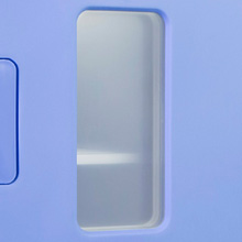 Frosted perspex window