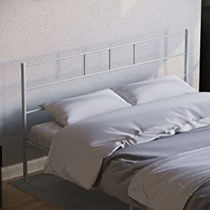 Vida Designs Dorset Bed 5ft King Size, Silver