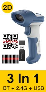 Bluetooth 2D scanner