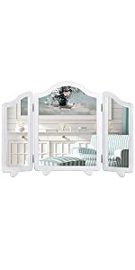 Large Vanity Tri-fold Makeup Mirror