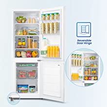 Reversible Door Hinge & Adjustable Legs