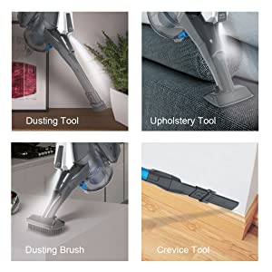 h-free 300 pets cordless stick vacuum cleaner tools included