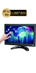 10.1 inch small cctv touch monitor portable monitor with hdmi port