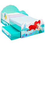 Disney Princess, Ariel, Toddler Bed, Toy Storage Unit, Table and Chairs