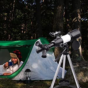 BEBANG Telescope beginner Adults Kid 70mm astronomy Refractor Moon Planet Christmas birthday gift