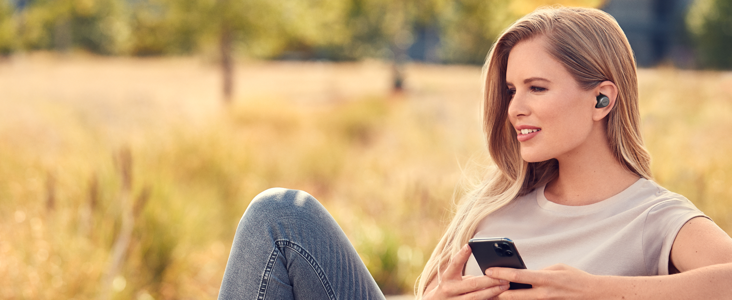 Up to 5.5 hours battery (ANC on), with up to 25 hours in the compact charging case.