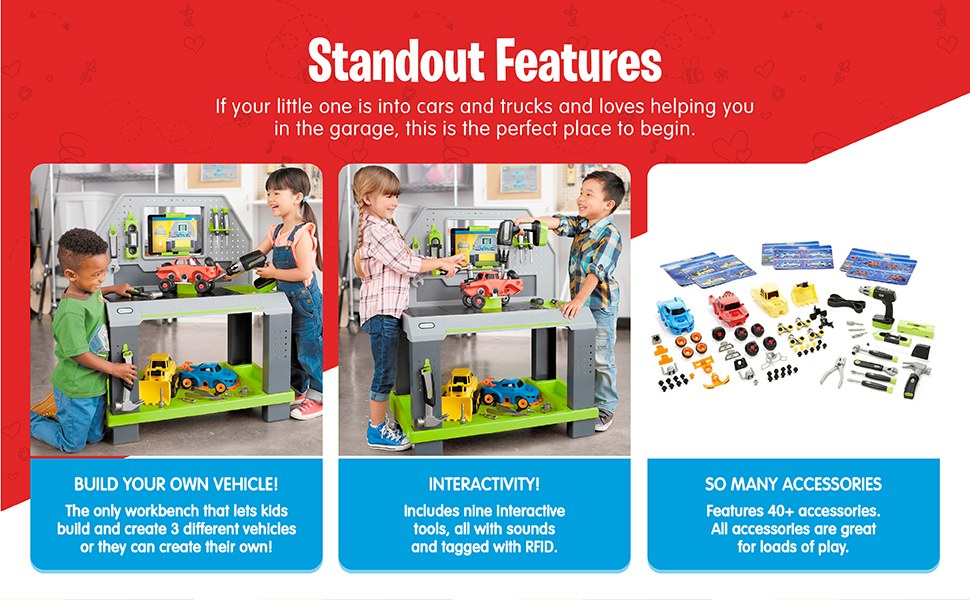 Little Tikes Construct 'n Learn Smart Workbench