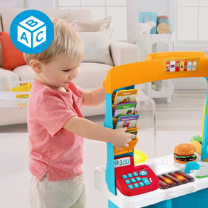 ​Toddlers can serve up hours of learning & role play fun with this interactive food truck!