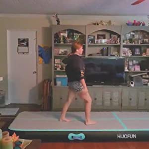 inflatable tumbling track