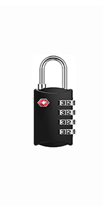 travel lock suitcase padlock 4 Digit TSA Approved Padlock locker padlock backpack lock small lock