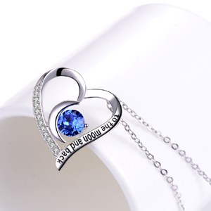 i love you to the moon and back necklace