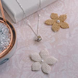 Sterling Silver Friendship Quote Knot Necklace