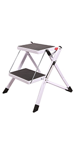 step ladder folding step stool lightweight 2 3 adults kids small kitchen stepstool stepladder two