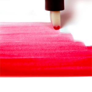 Promarker blender nib blending edge of a red block