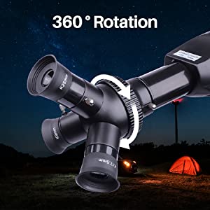 BEBANG Telescope beginner Adults Kid 70mm astronomy Refractor Moon Planet Christmas birthday gift