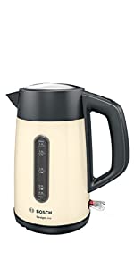 Bosch DesignLine Cream Cordless Kettle TWK4P437GB