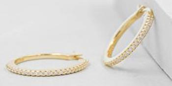 silver hoops