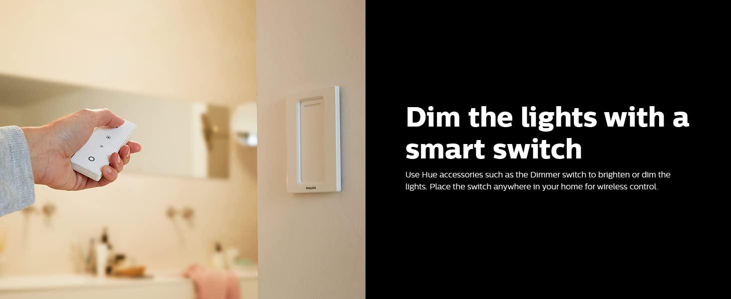 Philips Hue Dim the lights with a smart switch