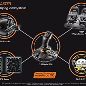 thrustmaster, joystick, joystick pc, flight pack, thrustmaster flight pack, flight sim