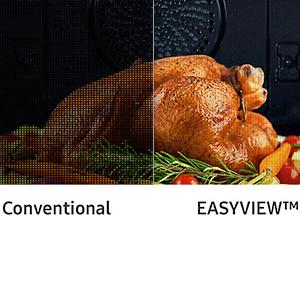 28L Easy View Combi Microwave with HotBlast Technology MC28M6055CW, easy view