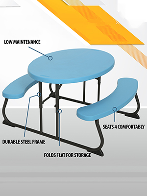 Kids Picnic Table infographic