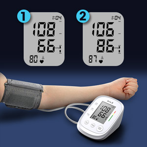 AILE blood pressure monitor two user