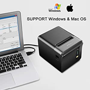 receipt printer work with windows mac