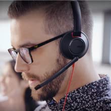 Headphones head-set with microphone wireless iphone gaming pc computer usb phone mobile