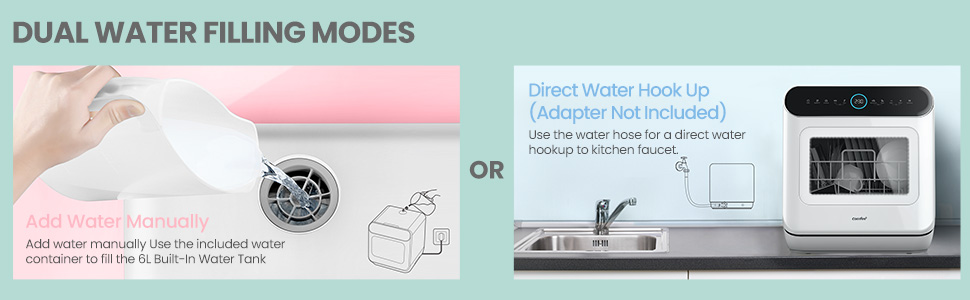dual water filling modes