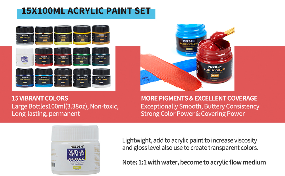 beginner painting set adult art easel studio set acrylic paint set artist paint set adult kit