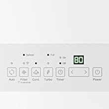 Pro Breeze Dehumidifier home garage basement compressor dehumidify bathroom smart large tank