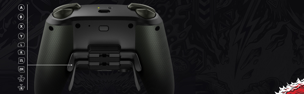 PowerA Fusion Pro Back of Controller