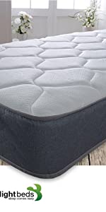 2302 single mattress grey