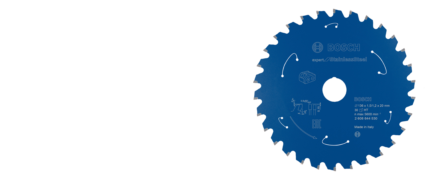 Bosch Professional, stainless steel, circular saw blade, saw blade, wood, cordless, circular saw