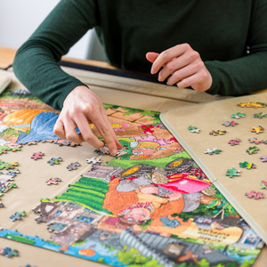 Jumbo, Portapuzzle, Portable Puzzle, Pulle Mates, Jigsaws