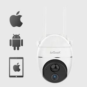 ieGeek wireless solar powered home cctv camera